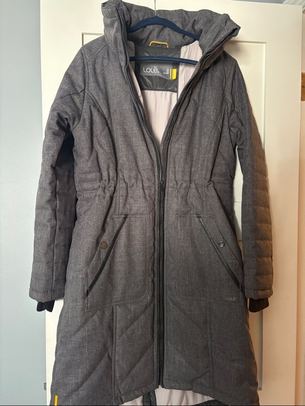 Lole Emalin Hooded Parka - Charcoal Gray / Jacket and Coat